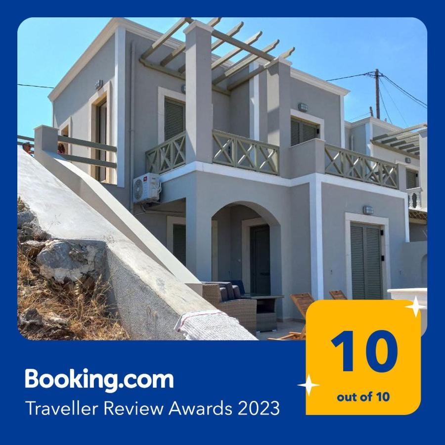 Climbers' Nest 'With Sea And Rock Views And Private Pool' Leilighet Kamari  Eksteriør bilde